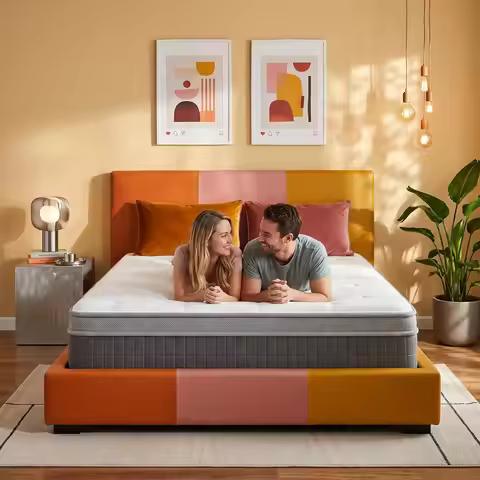 Queen Size Mattress - 12 Inch Queen Mattress- Hybrid Memory Foam Mattress,Pressure Relief, Cooling B
