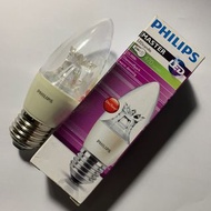 飛利浦 Philips 6w E27 DimTone LED 黃光 椒型 水晶燈 LED 可調光暗