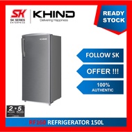 Khind 150L Refrigerator RF160 Single Door Peti Sejuk 1 Pintu