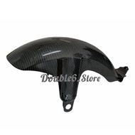 NVX155 V2 REAR HUGGER TYRE INNER FENDER FIBRE CARBON & MATT BLACK NVX 2021 YAMAHA MUDGUARD BELAKANG