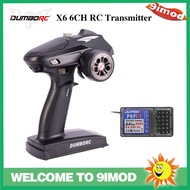 DUMBORC X6 Transmitter+ P6F(G)Receiver  6CH 2.4G RC Radio Controller Transmitter with Mixed Mode +P6