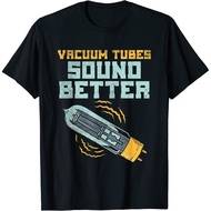 Tubes Sound Better Guitar Amplifier Guitarists Valve T-Shirt
