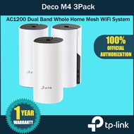 TP-Link Deco M4 AC1200 Dual Band Whole Home Mesh Wi-Fi System(3 Pack), Gigabit Mesh Router,TP LINK