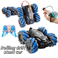Double-sided stunt car gesture sensor remote control car four-wheel drive electric 2.4G stunt remote