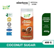 LOVE EARTH Organic Coconut Sugar 400G Gula Kelapa Organik