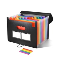 A4 Expandable Accordion File Folder 13/24 Pocket Filing Folder Organizer Desk Organizer Fail Beg Fai