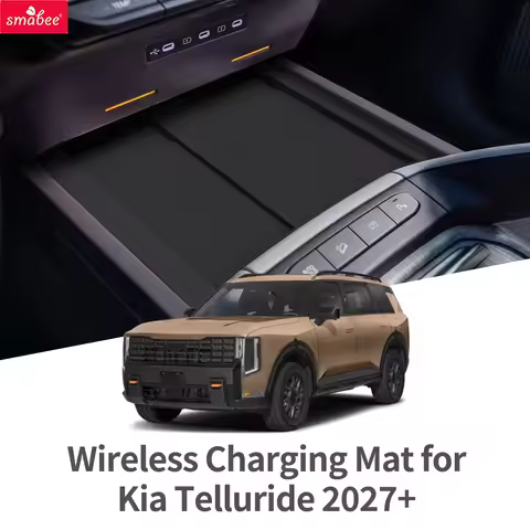 Smabee for Geely EX2 Max 2024-2026 (Not Fit EX2 Pro) Car Mobile Wireless Charge Anti-Slip Mats Inter