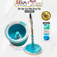 Bộ Cây Lau Nhà Xoay Tay 2 Bông Lau Lock&Lock Corner ETM494 (330 x 235 mm) - Hàng Chính Hãng