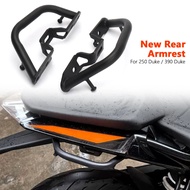 New Motorcycle Accessories Rear Armrest Bracket Handrail Rear Passenger Armrest For 250Duke 390Duke 