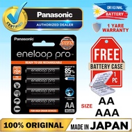 Panasonic Eneloop pro Original Battery 1.2V AA AAA Rechargeable Battery NI-MH Battery Pack of 4 Batt