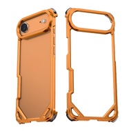 OATSBASF Metal Airbag Handphone Shell Heat Dissipation Phone Case for iPhone 17 Pro Max/17 Pro/17 Ai