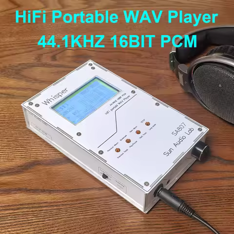 SA807 Audiophile Music Player Pure WAV Lossless Portable Player CS4398 DAC Headphone AMP SUN AUDIO L