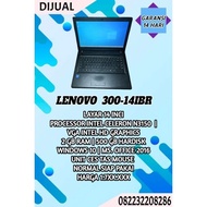 Laptop Notebook Bekas Lenovo Ideapad 30014IBR RAM 2 hardisk 500 GB