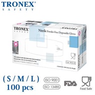 TRONEX - 丁腈手套 100隻【美國FDA 食品安全標準】(S) / 一次性手套 / 即棄手套