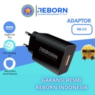 Reborn RB-C5 USB Quick Charger Adapter 18watt Charger Adapter Free Type-C Cable