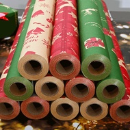Christmas Wrapping Paper Long Roll Wholesale 5m 10m Large Size Gift Gift Wrapping Paper New Style Ro