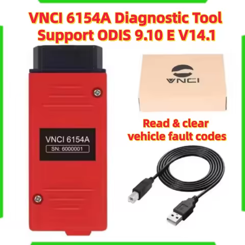 In Stock ! VNCI 6154A Support 9.10 Software E V14.1 V25.0.1 Driver CAN FD DoIP Diagnostic Tool For S