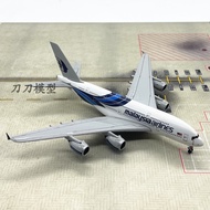 1: 400 Malaysia Airlines Airbus A380 Airliner Aircraft Finished Product Model Alloy Body Simulation 