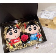 Crayon Shin-Chan Gift Box Doll Graduation Hat Bachelor Bouquet Xiaokui Dri