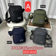 Hehe tas selempang pria sling bag import tas kerja cowok anti air