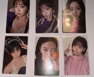 LE SSERAFIM PUREFLOW KAZUHA YUNJIN SAKURA EUNCHAE特典小卡