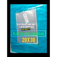 Opp Plastic 20x30 Sheets - Opp Plastic 20 x 30 Without Seal - Opp Plastic 20x30 20 x 30 1 Layer With
