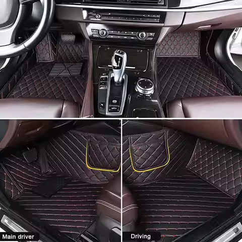 Custom Car Floor Mats For BMW I3(I01) I4(G26) I8(I12) Auto Carpets Foot Coche Accessories Waterproof