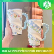 Spot goods montigo tyson tumbler original exchange gift idea High-Grade Tulip Mug with Lid Large Cap