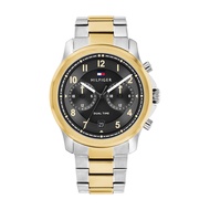 Tommy Hilfiger TH1710627 นาฬิกาข้อมือผู้ชาย สีเงิน-ทอง 43mm.