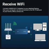 UGREEN WiFi Adapter AX900 AX1800 AC1300 WiFi6/5 5GHz&2.4GHz USB WiFi Dongle Antenna for Desktop Lapt