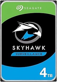 Seagate Skyhawk ST4000VX013 4 TB Hard Drive - 3.5" Internal - SATA 6Gb/s 256MB Cache 3.5-Inch Internal Drive - Network Video Recorder, Video Surveillance System Device Supported