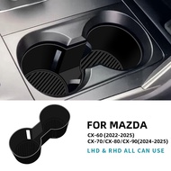 ยางซิลิโคน CX-90 CX-80 CX-70สำหรับ CX60มาสด้าที่จับตรงกลางถ้วยกระเป๋าน้ำร้อนอุปกรณ์ตกแต่งภายใน