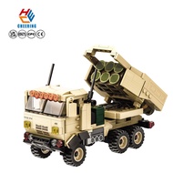 Wange 3511 M142 HIMARS Rocket Artillery MOC Block Bricks Model Kids Educational Building Block Toy S