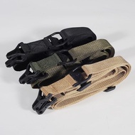 Nylon Braided Double Point Belt Outdoor Black Hawk Gun Rope MS3 Multifunctional Gun Strap