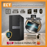 (RFB) Dell Optiplex 3040MT Desktop PC (i3-6100 3.70GHZ,4GB,HD530,WIFI,BT,KB,MSE,W10P) with Dell Moni
