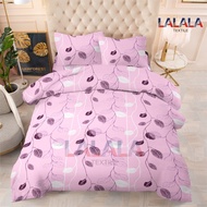 Pink leaves 3in1Bed sheet Canadian cottonSoft andskin-friendly 3 IN 1 Soft and comfortable No fadin