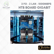 HTB 2 FO 2 LAN Media Converter Gigabit 1000 Mbps 100Mbps 2F2E Fiber Optic