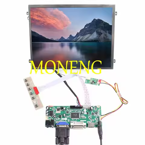 10.4 inch IPS VS104T-003A 1024x768 Brightness 500nit LCD Screen with HD MI VGA Audio LCD Controller 