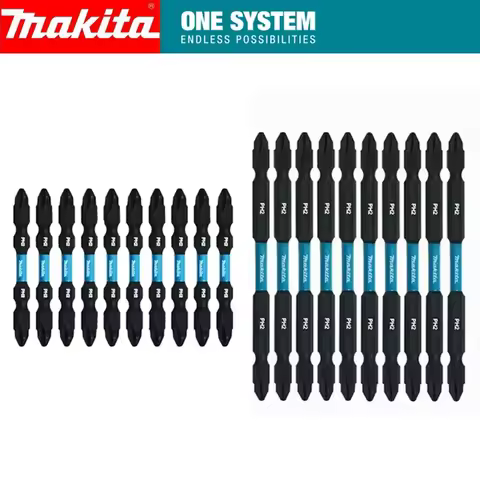 Makita E-15827 PH2 10PCS 65MM Drill Bits E-15833 110MM PH2 IMPACT BLACK Drill Driver Bit E-Form (NZ)