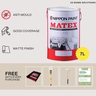 [FREE PAINTING KIT] Nippon Paint Matex - High-Quality Paint for Interior Ceiling & Wall (7L/20L)