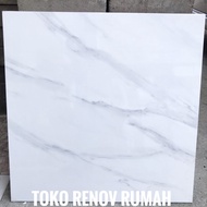 PROMO- KERAMIK 60X60 PUTIH MOTIF HABITAT - Zaven Store