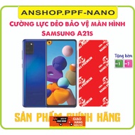 Toughened flexible screen protector for Samsung A21s phone