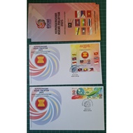 ASEAN Malaysia Chairmanship 2025 Kepengerusian Asean Miniature Sheet MS & 2v Setenant Stamp FDC Pair