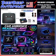 CAR INTERIOR ROOF AMBIENT READING LIGHT RGB APPS STARRY SKY DYNAMIC LINES AMBIENT READING LIGHT UNIV