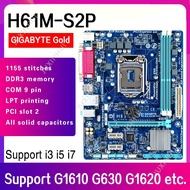Use Gigabyte H61M-S2P H61M-K H61M-E S2PH DS2  GA-H61M-S1 1155-pin motherboard DDR3 i3i5 second and t