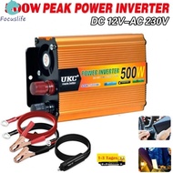 Efficient 500W DC 12V AC 230V Voltage Converter Inverter Convenient Power Outlet