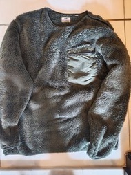 Engineered Garments X Uniqlo 橄欖軍綠色搖粒絨過頭笠外衣