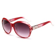【7】Womens Retro Round Frame Sunglasses Fashion Oversize Cat Eye Glasses UV