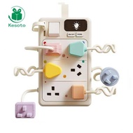 [Kesoto] Toy Developmental Toy   Educational Sensory Plug Outlet for Young Children