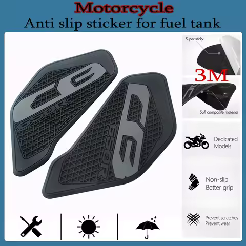 for Honda CB650R 2019-2024 Knee anti slip and wear-resistant 3M silicone motorcycle fuel tank side p